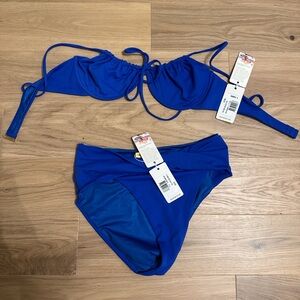 Blue Women's Bikini Set